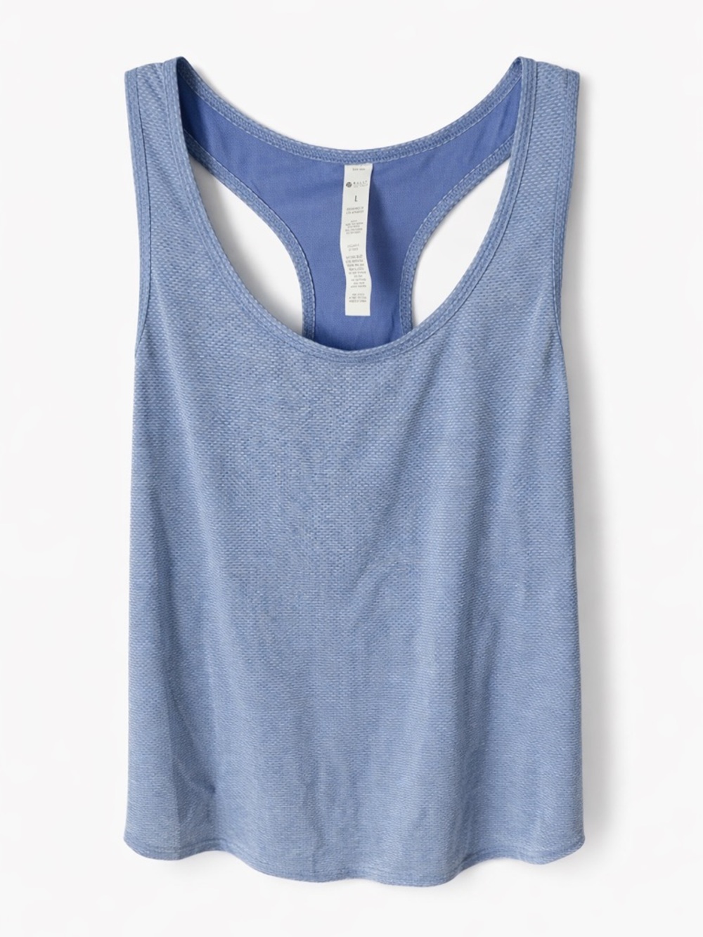 Bally Light Blue Performance Racerback Tank